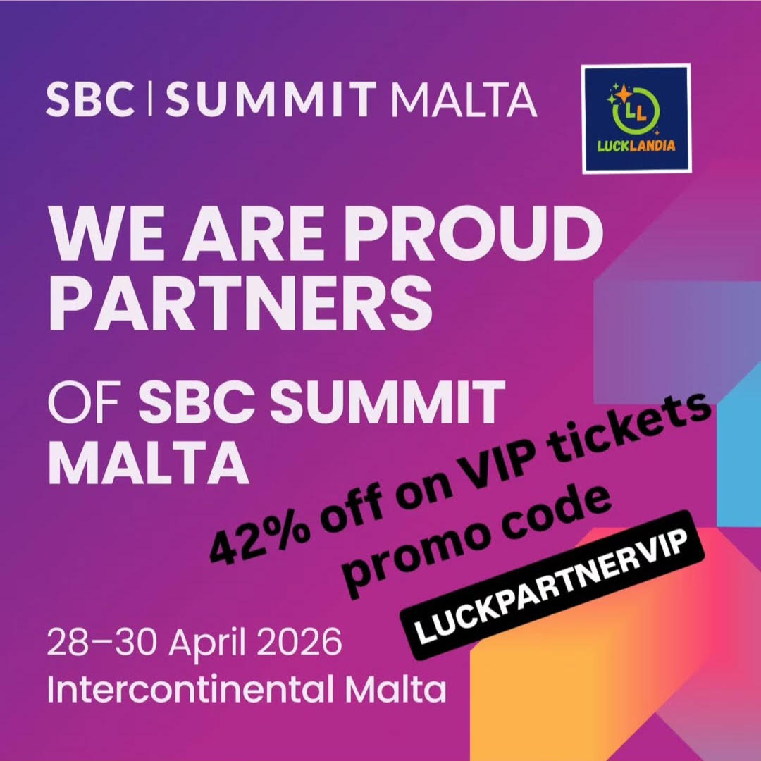 SBC Summit Malta 2026 - 42% off on VIP tickets! Promo code LUCKPARTNERVIP
