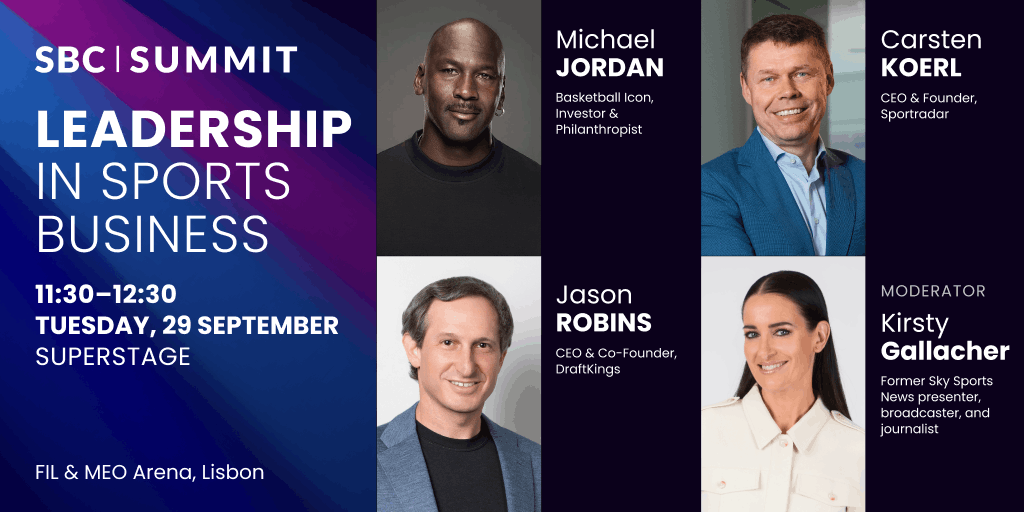 Michael Jordan, Carsten Koerl, and Jason Robins to Open SBC Summit 2026