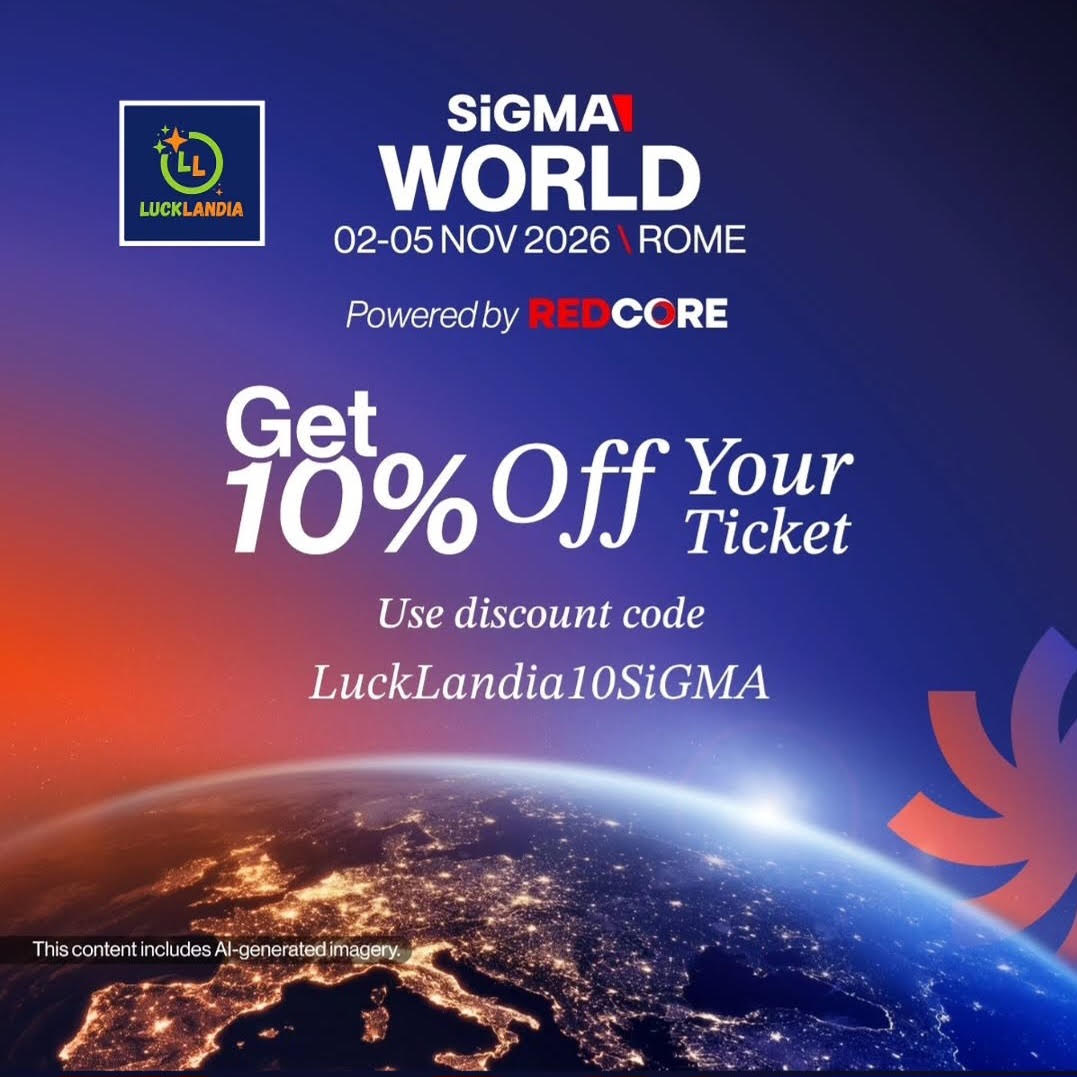 SiGMA World Summit 2026 - 10% off your tickets! Promo code LuckLandia10SiGMA