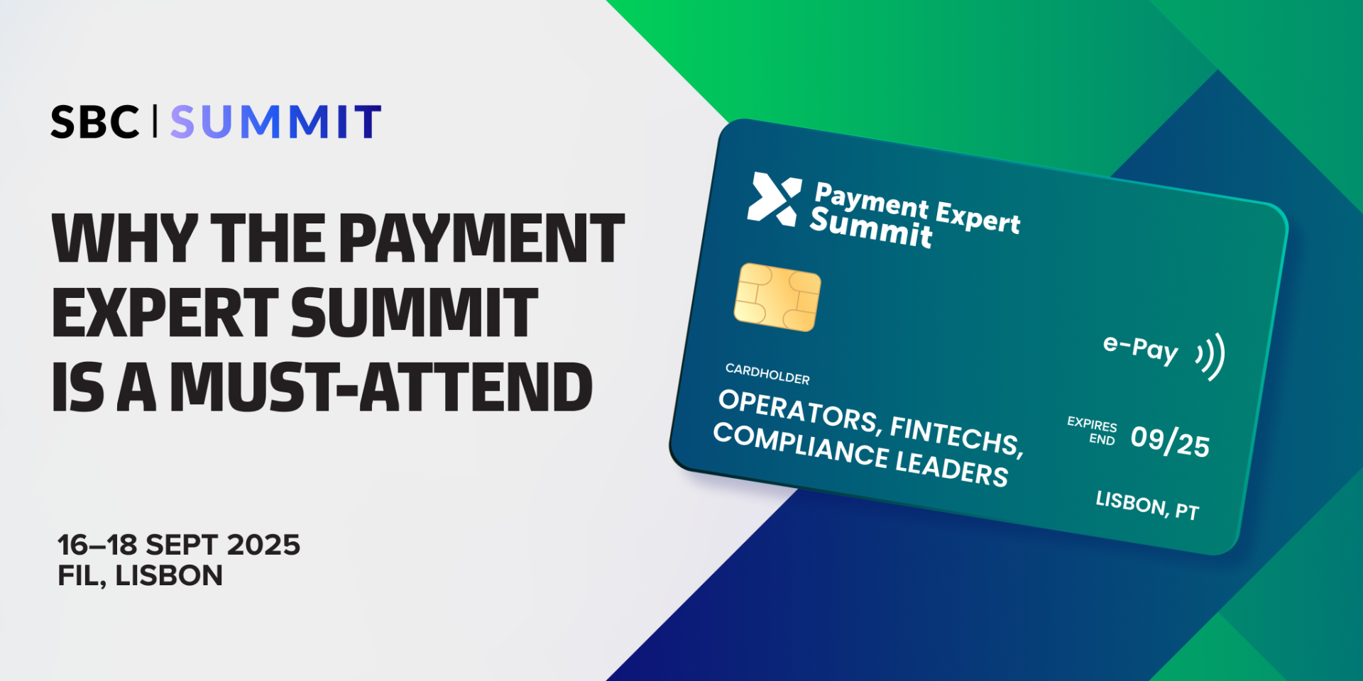 Payment Expert Summit at SBC Summit Lisbon 2025